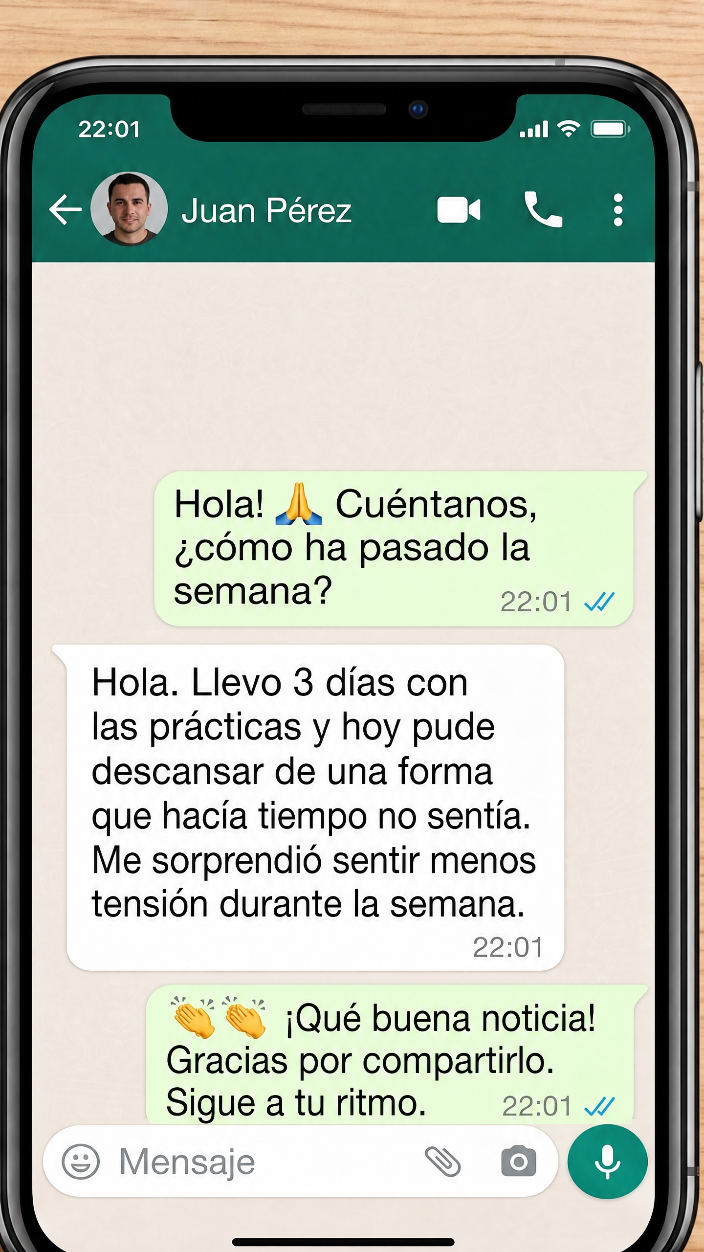 Conversación autorizada 3 de 7
